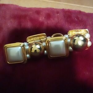 Chunky Liz Claiborne Gold Tone Bracelet